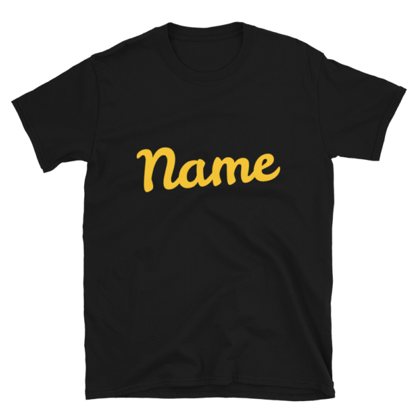 T-Shirt mit dem Namen DEINES Hundes Personalisierbar Geschenk