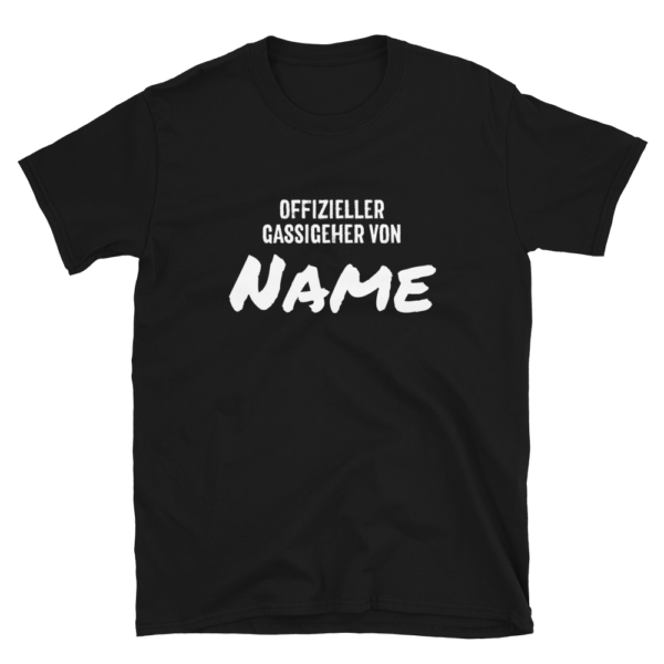 Lustiges T-Shirt mit dem Namen DEINES Hundes Personalisierbar Geschenk