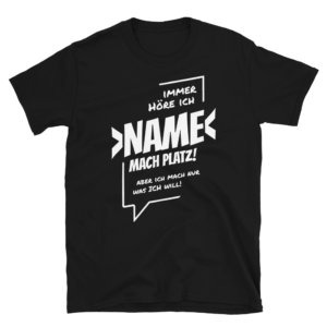 Lustiges T-Shirt mit dem Namen DEINES Hundes Personalisierbar Geschenk