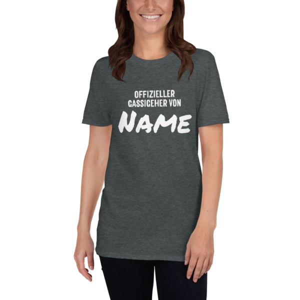 Lustiges T-Shirt mit dem Namen DEINES Hundes Personalisierbar Geschenk